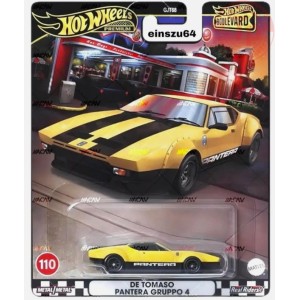 DE TOMASO PANTERA GRUPPO 4 1/64 HOT WHEELS HRT75 HOT WHEELS
