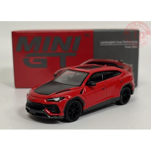 LAMBORGHINI URUS PERFORMANCE-ROSSO MARS 1/64 MGT00657-R Mini Gt