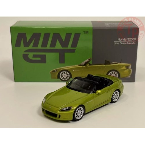 HONDA S2000-LIME GREEN METALLIC 1/64 MGT00396-R Mini Gt