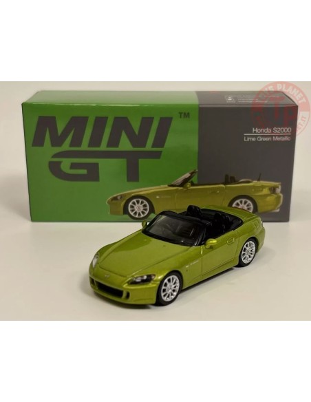 HONDA S2000-LIME GREEN METALLIC 1/64 MGT00396-R Mini Gt