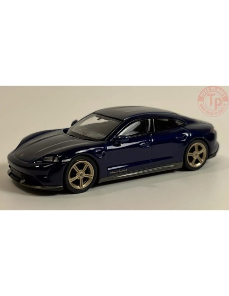 PORSCHE TAYCAN TURBO S-GENTIAN BLUE METALLIC 1/64 MGT00339-R Mini Gt PORSCHE TAYCAN TURBO S-GENTIAN BLUE METALLIC 1/64 MGT00339-R Mini Gt