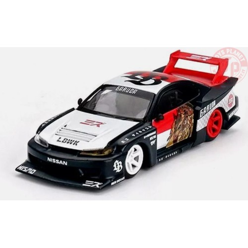NISSAN SILVIA (S15) GARUDA-BLACK/RED/WHITE 1/64 MGT00652-R MINI GT
