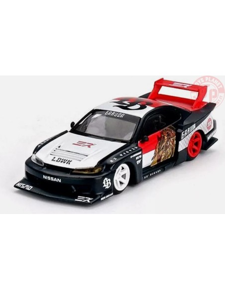 NISSAN SILVIA (S15) GARUDA-BLACK/RED/WHITE 1/64 MGT00652-R MINI GT