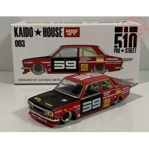 DATSUN 510 PRO STREET SK510-RED/BLACK 1/64 KHMG003 MINI GT