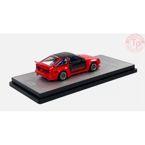 TOYOTA COROLLA AE86 TRUENO "PANDEM/ROCKET BUNNY"-E.PRIME RACING-ORANGE/BLACK 1/64 IN64-AE86P-EPR INNO MODELS