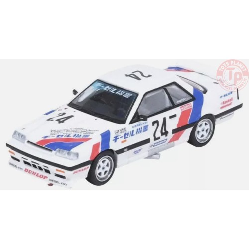 NISSAN SKYLINE GTS-R (HR31) N.24 "DIESEL KIKI" JTC 1988-WHITE/RED/BLUE 1/64 IN64-R31-24JTC88 INNO MODELS