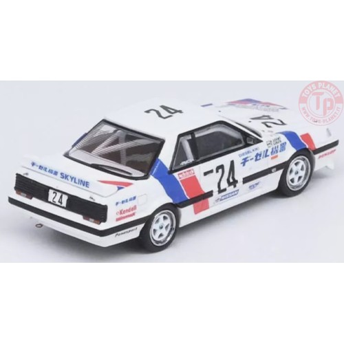 NISSAN SKYLINE GTS-R (HR31) N.24 "DIESEL KIKI" JTC 1988-WHITE/RED/BLUE 1/64 IN64-R31-24JTC88 INNO MODELS