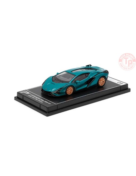 LAMBORGHINI SIAN FKP 37-BLU URANUS 1/64 KTH08 POSTERCARS