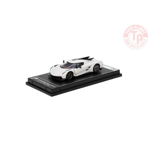 Koenigsegg Jesko Absolut (Crystal White) 1/64 KTH06 POSTERCARS