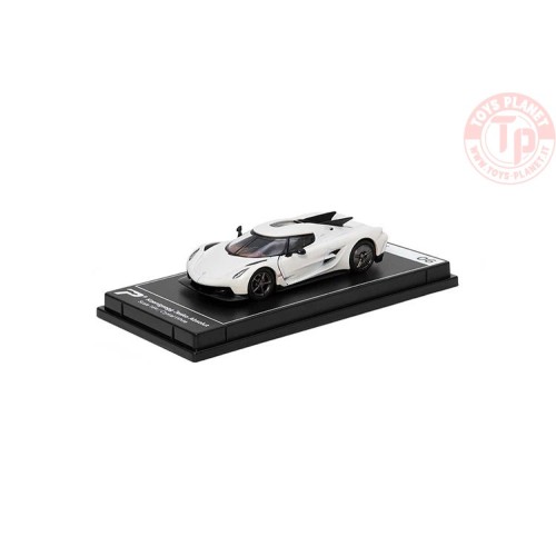Koenigsegg Jesko Absolut (Crystal White) 1/64 KTH06 POSTERCARS