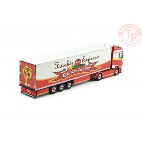 Scania Next Gen S-serie 4x2 met 3 assige koeltrailer Eckhardt TEKNO 84603 TEKNO