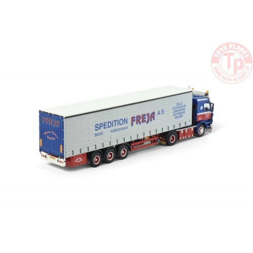 Scania 143 con semirimorchio centinato Morten Nielsen TEKNO 85454 TEKNO