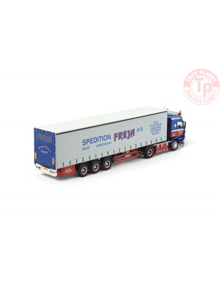 Scania 143 con semirimorchio centinato Morten Nielsen TEKNO 85454 TEKNO