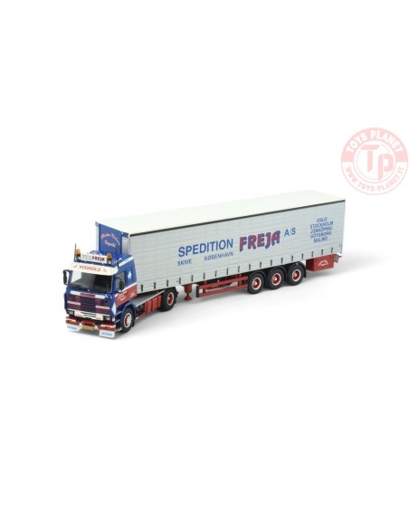 Scania 143 con semirimorchio centinato Morten Nielsen TEKNO 85454 TEKNO