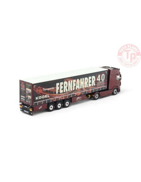 DAF XG+ met 3-assige schuifzeilenoplegger Fernfahrer 40 Jahre TEKNO 86038 TEKNO DAF XG+ met 3-assige schuifzeilenoplegger Fernfahrer 40 Jahre TEKNO 86038 TEKNO
