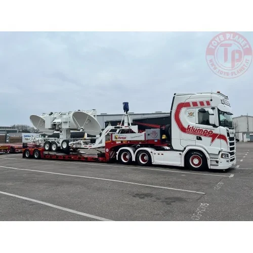 Scania Next Gen 660S met 3-assige Goldhofer dieplader Klumpp Spedition TEKNO 85911 TEKNO