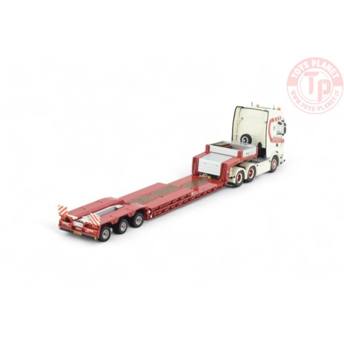 Scania Next Gen 660S met 3-assige Goldhofer dieplader Klumpp Spedition TEKNO 85911 TEKNO