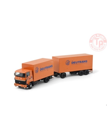 Ford Transcontinental 4x2 motorwagen met 3-assige aanhanger Deutrans TEKNO 85094 TEKNO