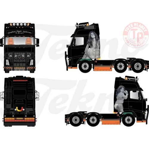 Volvo FH02 6x2 Globetrotter XL Stephan Andersen TEKNO 85127 TEKNO