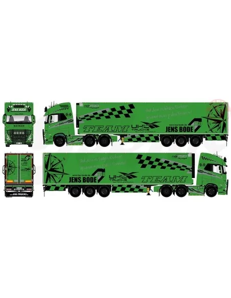 Volvo FH05 Globetrotter XL met 3-assige koeloplegger jens Bode TEKNO 85525 TEKNO Volvo FH05 Globetrotter XL met 3-assige koeloplegger jens Bode TEKNO 85525 TEKNO