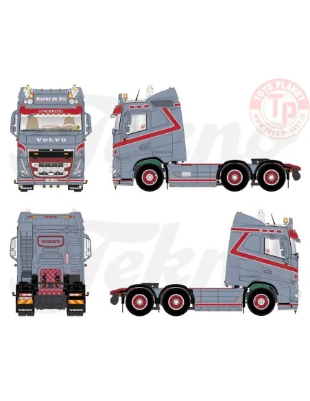 Volvo FH05 6x2 sleepas trekker Michiel de Roy TEKNO 86001 TEKNO