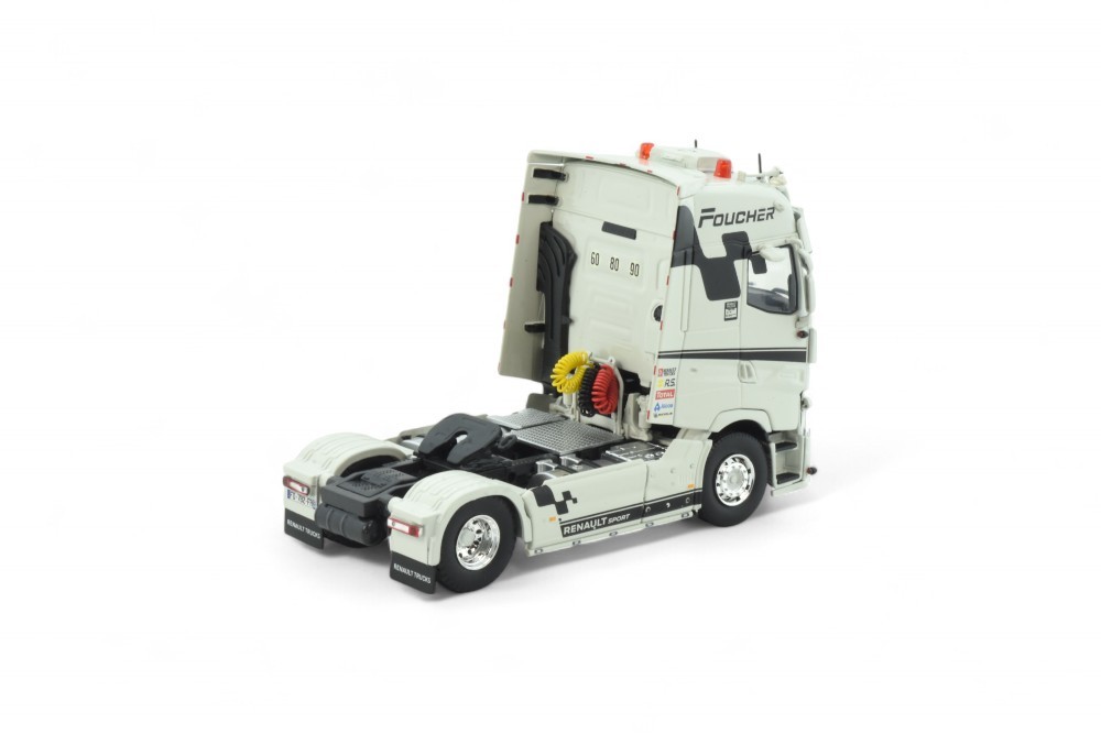 Camion TEKNO 1/50 Renault T High 4x2 Avec Remorque MELLAERTS - Orange Neuf