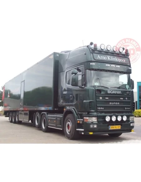 Scania 164-480 Topline 6x2 sleepas met 3-assige koeloplegger Arno Klinkspoor TEKNO 84969 TEKNO Scania 164-480 Topline 6x2 sleepas met 3-assige koeloplegger Arno Klinkspoor TEKNO 84969 TEKNO
