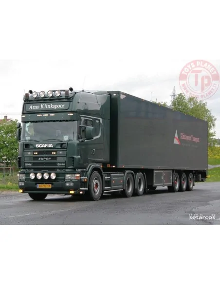 Scania 164-480 Topline 6x2 sleepas met 3-assige koeloplegger Arno Klinkspoor TEKNO 84969 TEKNO Scania 164-480 Topline 6x2 sleepas met 3-assige koeloplegger Arno Klinkspoor TEKNO 84969 TEKNO