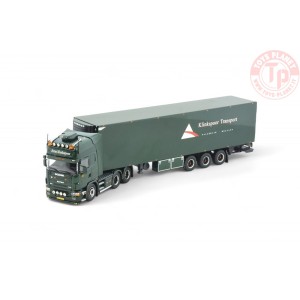 Scania 164-480 Topline 6x2 sleepas met 3-assige koeloplegger Arno Klinkspoor TEKNO 84969 TEKNO