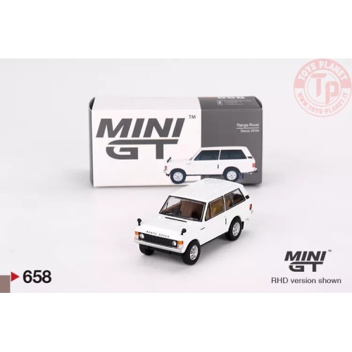 LAND ROVER RANGE ROVER DAVOS WHITE 1971 1:64 MGT00658-R Mini Gt