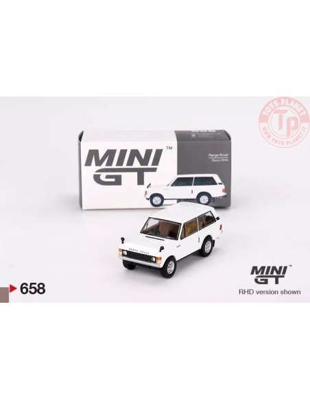 LAND ROVER RANGE ROVER DAVOS WHITE 1971 1:64 MGT00658-R Mini Gt
