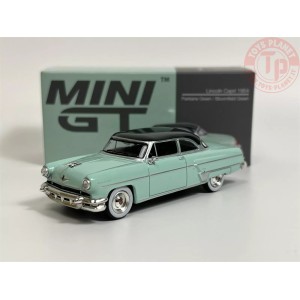 LINCOLN CAPRI PARKLANE GREEN 1954 1:64 MGT00623-L MINI GT