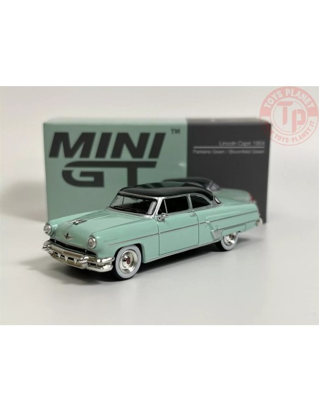 LINCOLN CAPRI PARKLANE GREEN 1954 1:64 MGT00623-L MINI GT