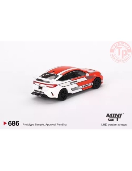 HONDA CIVIC TYPE R PACE CAR 2023 1:64 MGT00686-L MINI GT