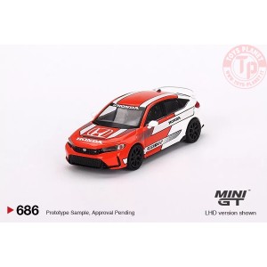 HONDA CIVIC TYPE R PACE CAR 2023 1:64 MGT00686-L MINI GT