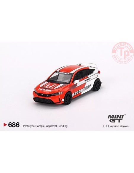 HONDA CIVIC TYPE R PACE CAR 2023 1:64 MGT00686-L MINI GT