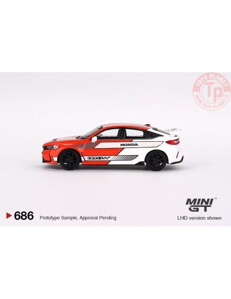 HONDA CIVIC TYPE R PACE CAR 2023 1:64 MGT00686-L MINI GT