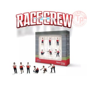 ACCESSORIES FIGURE SET: RACE CREW 1:64 AD-2405 AMERICAN DIORAMA