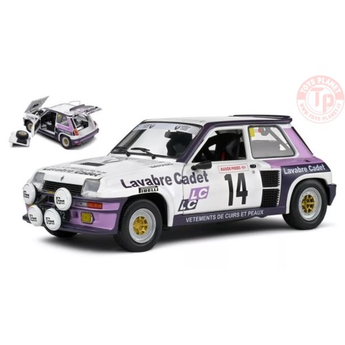 RENAULT R5 TURBO N.14 RALLY LYON CHARBONNIERES AURIOL/TUSSIOT 1:18 SL1801313 SOLIDO