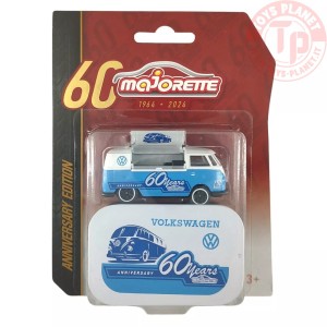 Volkswagen t1 60 year anniversary 1/64 MAJ19 MAJORETTE