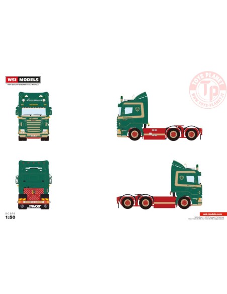 SCANIA R5 FLAT ROOF 6X2 TAG AXLE Lemmens WSI 01-4695 WSI MODELS SCANIA R5 FLAT ROOF 6X2 TAG AXLE Lemmens WSI 01-4695 WSI MODELS