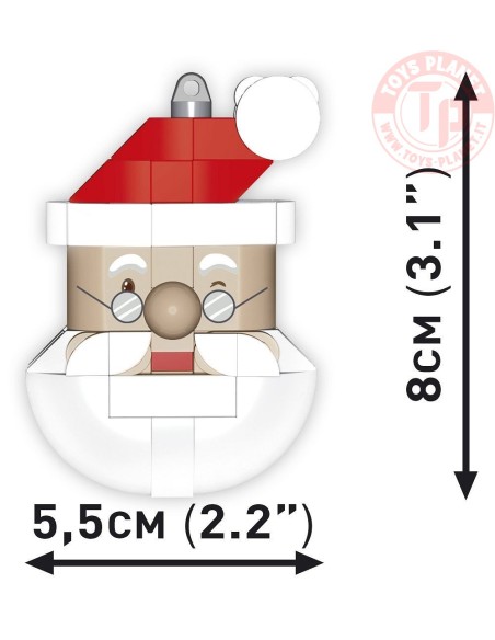 Christmas tree decorations - Santa claus COBI 20011 COBI