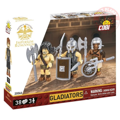 GLADIATORS 3 figurines with accessories COBI 20066 COBI