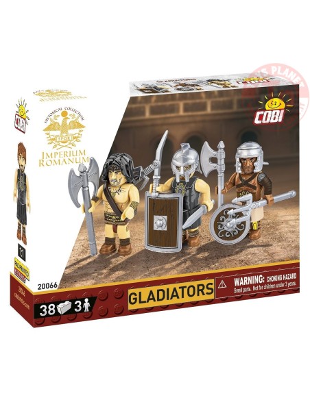 GLADIATORS 3 figurines with accessories COBI 20066 COBI