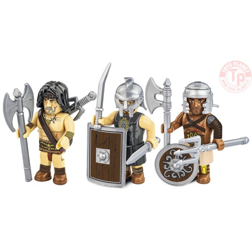 GLADIATORS 3 figurines with accessories COBI 20066 COBI