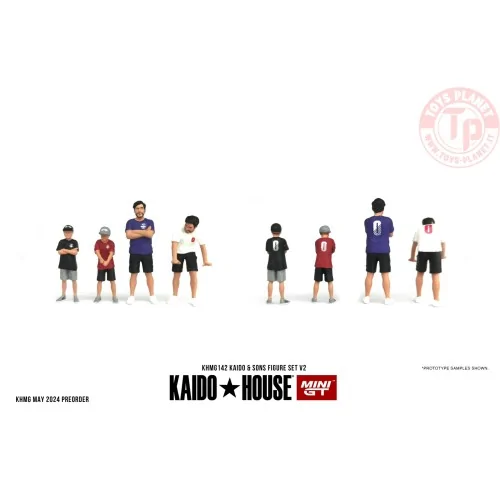 KAIDOHOUSE 1-64 FIGURINE KAIDO & SONS V2 2024 1:64 KHMG142 Mini Gt