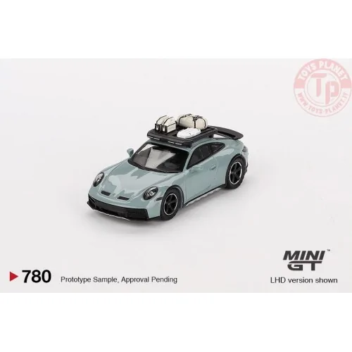 PORSCHE 911 992 DAKAR SHADE GREEN METALLIC 2024 1:64 MGT00780-L MINI GT