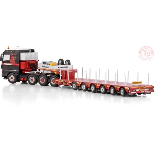 MAMMOET MAN TGX XLX 8x4 Nooteboom Manoovr 6axle 1:50 WSI 410299 WSI MODELS