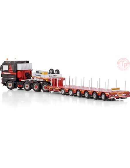 MAMMOET MAN TGX XLX 8x4 Nooteboom Manoovr 6axle 1:50 WSI 410299 WSI MODELS