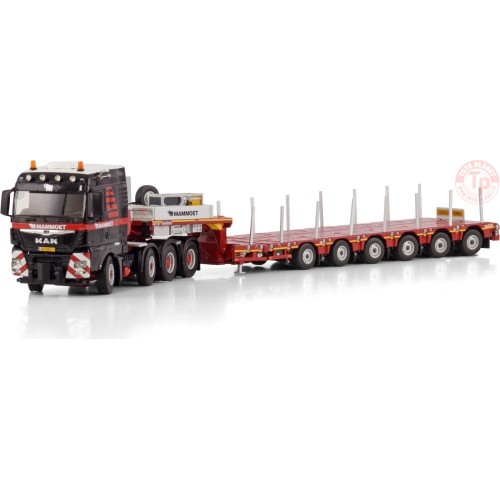 MAMMOET MAN TGX XLX 8x4 Nooteboom Manoovr 6axle 1:50 WSI 410299 WSI MODELS